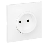 Legrand Prise électrique murale Neptune – 16A sans terre, monobloc, fixation griffes/vis – Blanc