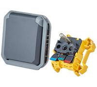 LEGRAND - Prise Etanche IP55 avec Terre Plexo - Prise 2P+T 16A avec Volet - À Compléter avec une Plaque de Finition ou un Boîtier Plexo - Fabriqué En France - Anthracite