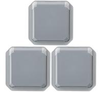 LEGRAND - Prise Etanche IP55 avec Terre Plexo - Prise 2P+T 16A avec Volet - À Compléter avec une Plaque de Finition ou un Boîtier Plexo - Fabriqué En France - Gris (Lot de 3)