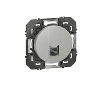 Prise blindée RJ45 LEGRAND cat6 STP dooxie finition alu