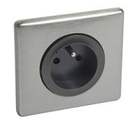 LEGRAND - Prise Murale Céliane with Netatmo - Prise Connectée 16A pour Pose Encastrée ou en Saillie - Fabriqué En France - Métal Tungstène