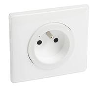 LEGRAND - Prise Murale Céliane with Netatmo - Prise Connectée 16A pour Pose Encastrée ou en Saillie - Fabriqué En France - Laqué Blanc