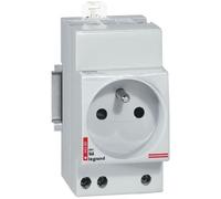 Legrand - Prise de courant modulaire avec terre 10A et 16A - 2,5 modules