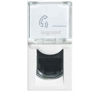 Legrand - Prise RJ 45 multimédia Mosaic catégorie6 F/UTP - Blanc - 1 Unité