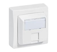Prise internet RJ45 - LEGRAND - ASL - Blanc - Mécanisme inclus - Fixation murale