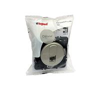Legrand - Prise RJ 45 multimédia Céliane catégorie6 STP télévision , téléphone , informatique livré avec enjoliveur titane