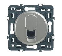 Legrand Prise RJ45 murale multimédia Céliane Cat. 6 FTP Gigabit Ethernet Titane