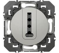 LEGRAND - Prise téléphone en t alu composable Dooxie