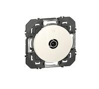 Legrand Prise TV mâle Dooxie 9,5 mm – Blindage, UHD/4K – Blanc