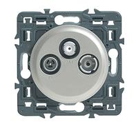 Legrand - Prise TV-R-SAT DAB+ Céliane - titane avec support