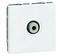 Legrand - Prise TV typeF à visser Mosaic 2 modules - blanc