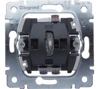 Legrand Pro21 Interrupteur va-et-vient 775602 Insert éclairé, Bouton + interrupteur, Gris
