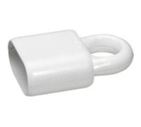 Legrand – Fiche femelle plastique 2 phases 6 A blanc