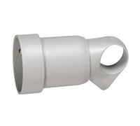 Legrand – Fiche femelle avec terre en plastique et anneau – Gris