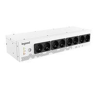 Legrand Rack PDU 19" avec système d'alimentation intégré 800 VA - 480 W, 1 phase, 230 V, 8 prises Schuko rack 19" ou armoire de distribution d'alimentation, temps de pont jusqu'à 15 minutes. 310332