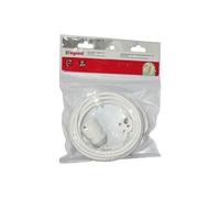 LEGRAND Rallonge domestique 2P+T avec éclips de protection - L 5 m - Blanc