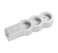 LEGRAND | Rallonge multiprise 3x2P+ 16A 3680W avec interrupteur lumineux on/off, à compléter avec un cordon, Blanc