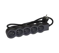 Multiprise LEGRAND FB 5X2P+T STANDARD 1.5M NOIR