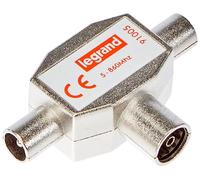 Legrand - Répartiteur TV 1 entrée femelle et 2 sorties mâles Ø9,52mm