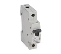 Legrand RX3 Disjoncteur de protection de ligne caractéristique C, 40A, unipolaire, 6kA, 230/400VAC, 1TE 419206