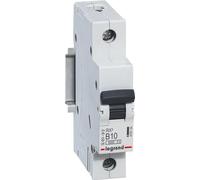 Legrand RX3 disjoncteur, disjoncteur de protection, caractéristique B, 10A, unipolaire, 6000A, 230/400VAC, 1TE, 12 pièces, 419134