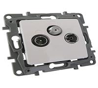 Legrand Sat 764563 3502 Prise d'antenne TV Blanc 1,5 dB