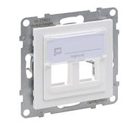 LEGRAND, SEANO 2 voies Key-Stone Adaptateur à encliquetage de boîtes de données Key-Stone Module Key-Stone (Color : UltraWhite) 765602