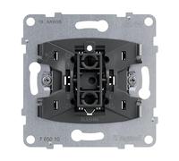 LEGRAND, SEANO 764526 Insert d'interrupteur va-et-vient avec pince N, bornes enfichables, fonction d'éclairage LED (numéro d'article : 764526), fonction de contrôle LED remplaçable (numéro d'article :