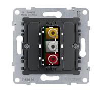 LEGRAND, Seano 765086 Boîte de jonction RCA RCA 3 voies Borne à vis 0,5 mm²