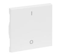 LEGRAND, Seano 765102 Interrupteur à bascule pour interrupteur à 2 pôles avec symbole O/I (OFF/ON), couvercle d'interrupteur, plaque basculante, couleur : blanc ultra