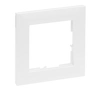 LEGRAND, Seano 765171 Cadre simple en thermoplastique sans halogène Dimensions : 87 x 87 mm Couleur : ultra blanc