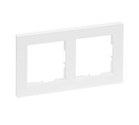 LEGRAND, SEANO+ 765182 Cadre à 2 voies, thermoplastique sans halogène, production et emballage durables, couleur : ultra blanc, 765182