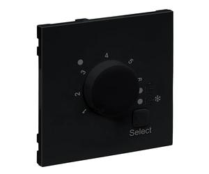 LEGRAND, SEANO 765351 Cache pour Thermostat d'ambiance électronique Couleur : Noir laqué