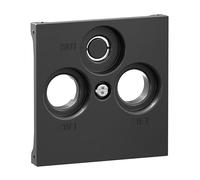 LEGRAND, Seano 765456 Couvercle TV-R-SAT pour les produits tiers Axing, Triax, Wisi, Hirschmann et Astro, couleur : anthracite laqué