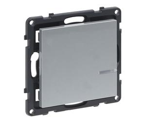 LEGRAND, SEANO avec lumière de l'émetteur mural Netatmo - 1 prise, 1 bascule de commutation, statut de la batterie LED, pile 3V (durée de vie de 8 ans), fixation sur n'importe quelle surface, maison
