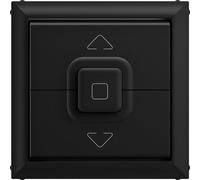 Legrand SEANO bascule pour interrupteur et bouton-poussoir de volet roulant/store avecà 3 boutons, cache-interrupteur, plaque de bascule, noir, 765329