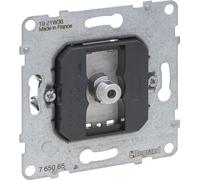 Legrand SEANO boîte de raccordement type F, insert, atténuation de raccordement : 1,5dB, SAT : 0-2400 MHz, IK04, 72,5 mmx72,7 mmx27,7mm, 765065