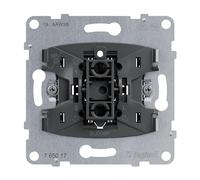 LEGRAND, Seano Bouton poussoir avec contact alternatif et borne N, bornes enfichables, fonction d'éclairage LED remplaçable (Réf. article : 764526), fonction de contrôle LED remplaçable (Réf. article