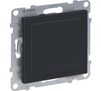 Legrand SEANO cache opaque pour l'utilisation de modules du programme d'interrupteurs Mosaic, adaptateur Mosaic, plaque de recouvrement, cache d'interrupteur, anthracite, 765901