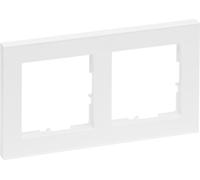 Legrand Seano+ cadre double, production et emballage durables, ultra blanc, 765182