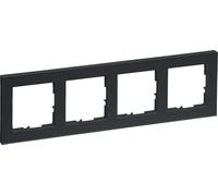 Legrand Seano+ cadre quadruple, production et emballage durables, anthracite, 765484