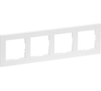 Legrand Seano+ cadre quadruple, production et emballage durables, ultra blanc, 765184