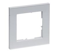 LEGRAND, SEANO+ Cadre simple en thermoplastique sans halogène, production et emballage durables, couleur : aluminium laqué, 765281