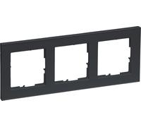 Legrand Seano+ cadre triple, production et emballage durables, anthracite, 765483