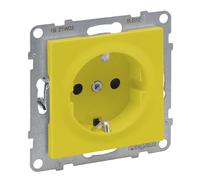 LEGRAND, SEANO Prise de courant avec protection de contact accrue, boîte de jonction, bornes enfichables, 16 A, 250 V, couleur : jaune, 765322