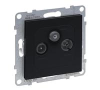 LEGRAND, SEANO Prise de terminaison TV-R-SAT, HD-TV, atténuation de connexion : 10 dB, couleur : anthracite laqué, 765469