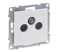 LEGRAND, SEANO Prise de terminaison TV-R-SAT, HD-TV, Atténuation de connexion : 10 dB, couleur : ultra blanc, 765169
