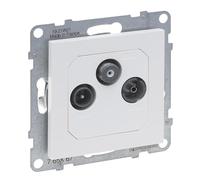 LEGRAND, SEANO Prise unique TV-R-SAT, câblage étoile HD-TV, atténuation de raccordement : 1,5 dB, couleur : ultra blanc, 765167