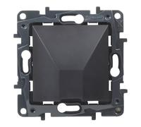 LEGRAND Sortie de câble composable pour installation encastrée, gamme Niloé Step, couleur anthracite, 398211