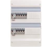 LEGRAND - Tableau Électrique Pré-équipé 2 Rangées Drivia - Equipé de Disjoncteurs et Interrupteurs Différentiels - Pour Logement T3 - Fabriqué En France - Blanc